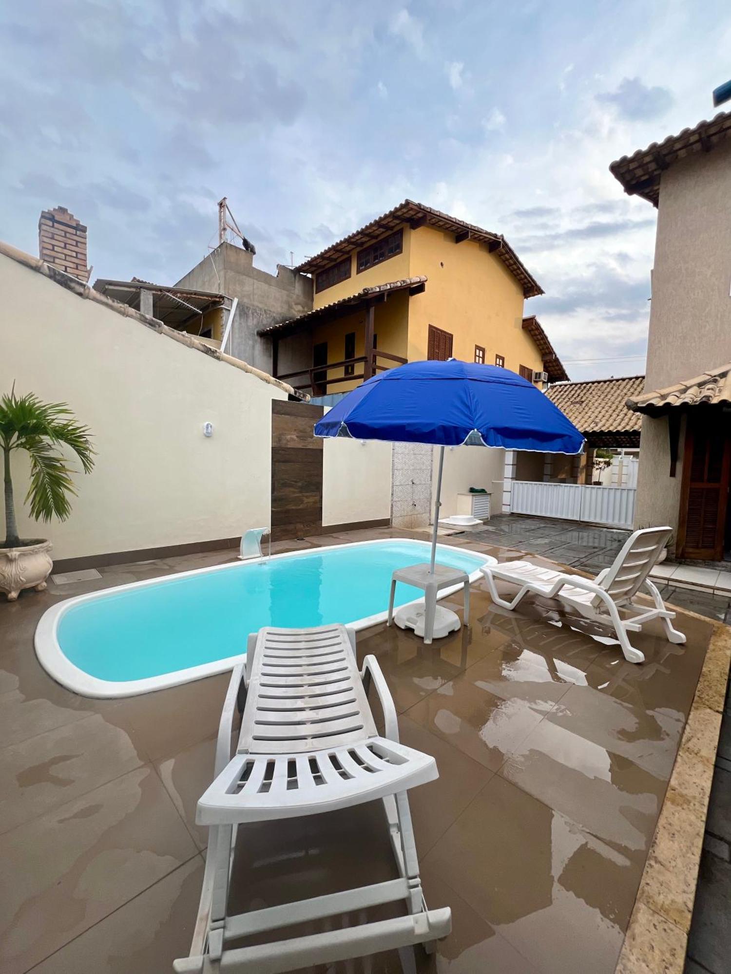 Casa Com Piscina, Churrasqueira E Ar Condicionado Em Cabo Frio
